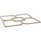 Ekena Millwork 39W x 39H x 38T Small Olivia Decorative Fretwork Wood Ceiling Panels, Hickory CELW39X39X0375OLVHI - alternate 7